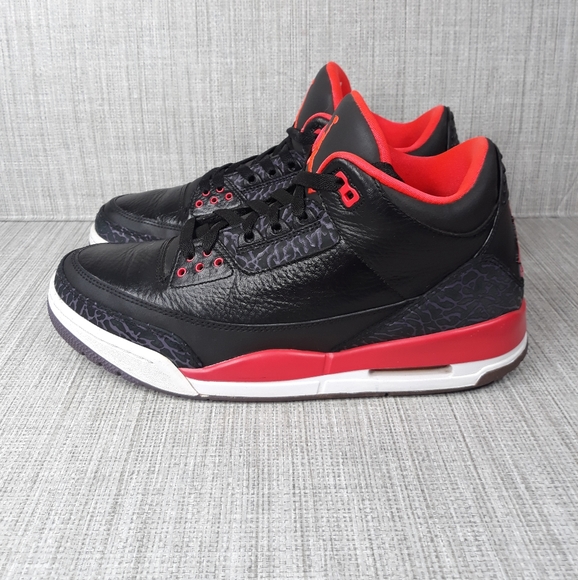 Jordan Other - Nike Air Jordan Retro 3 Crimson Sneakers Sz 9.5